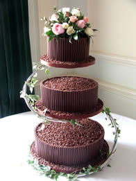 Chocolate Wedding Cakes